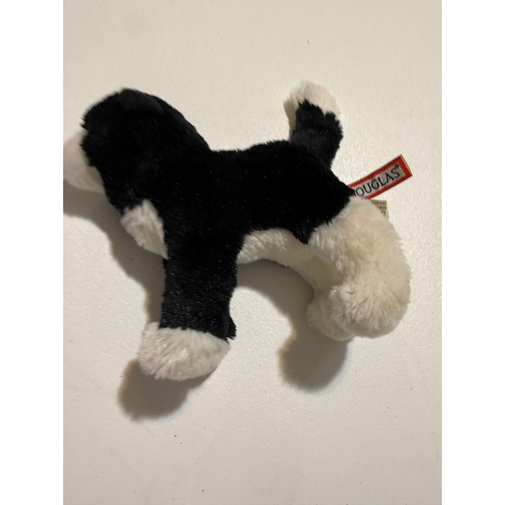 Douglas Cuddle Toys Black White Tuxedo Cat Plush‎ Standing Stuffed Animal Small
